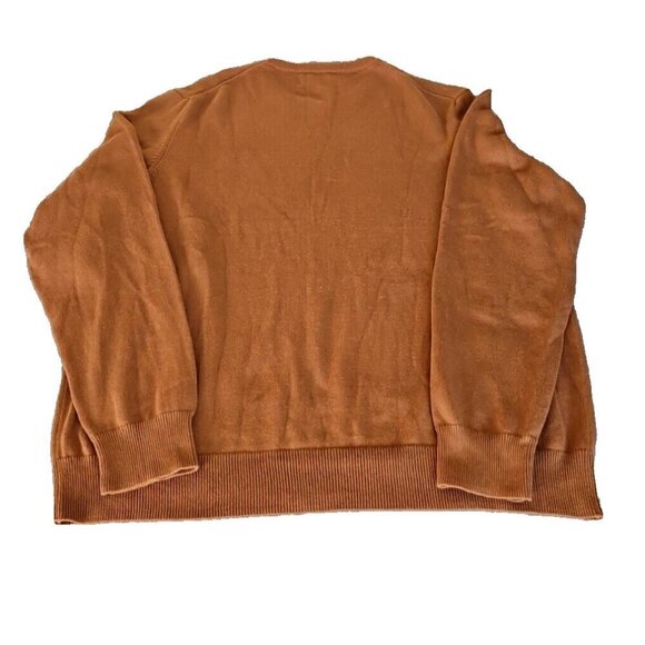 Amazon Essentials Sweater Mens XL Toffee Brown Long Sleeve Cotton Knit Crewneck - Picture 14 of 15